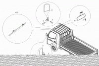 Зеркало заднего вида и солнцезащитный козырек