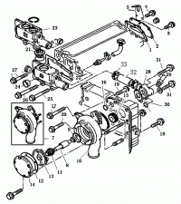 Насос водяной и термостат (2)